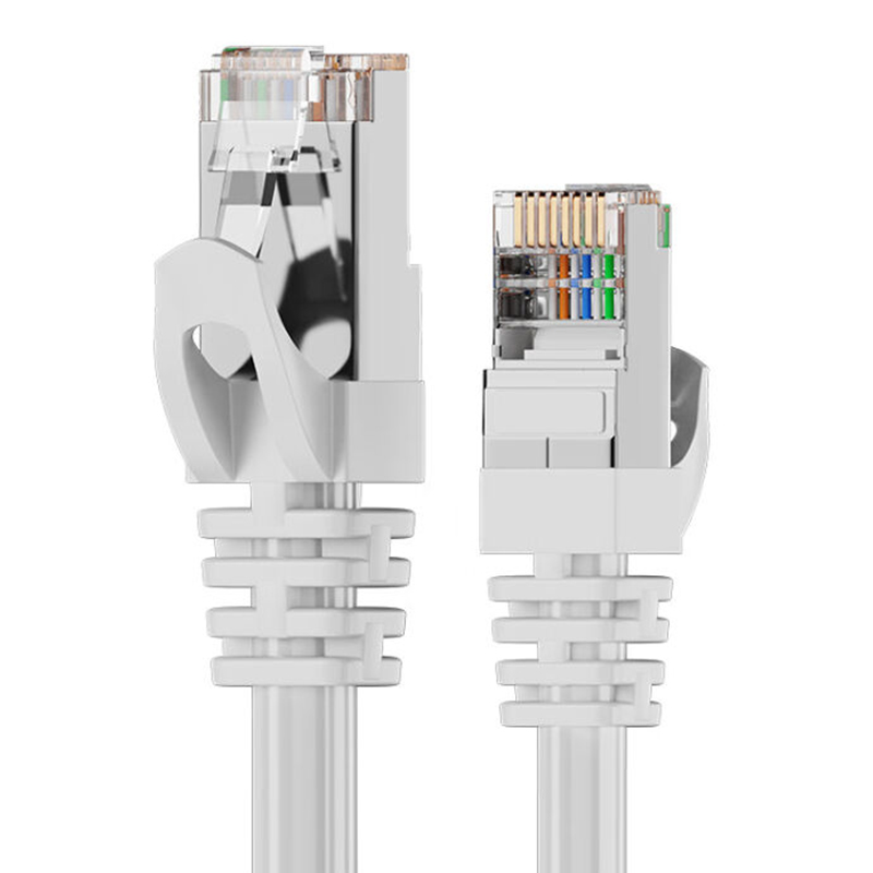 Cable de conexión Ethernet Gigabit CAT6e Cable de red de par trenzado RJ45 de 8 núcleos