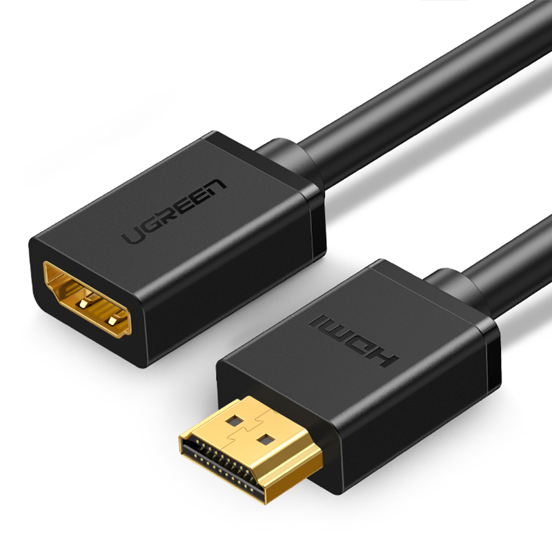 Cable de extensión HDMI macho a hembra de grado industrial con blindaje multicapa