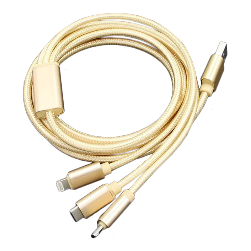 Cable USB 3 en 1 de 100 vatios