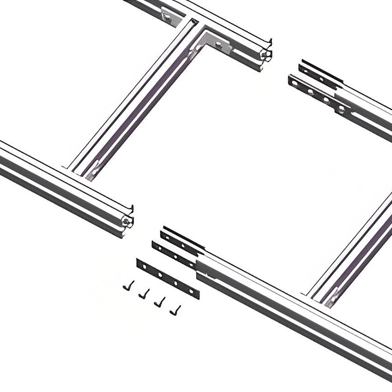 Kit de empalme de pista de cables de aluminio de cuatro pernos para trabajos pesados