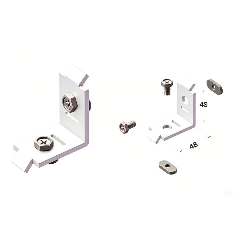 Conector angular de acero de alta resistencia de 90°