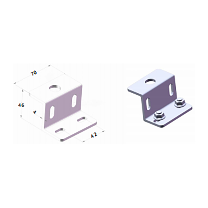 Soporte colgante universal tipo Z para bandeja de cables de acero en U